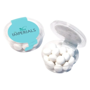 Logo Branded Eco Midi Mint Imperials Pot with a full colour design from Total Merchanidse