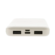 An image to show the ports in the Recycled Plastic 8000 mAh Wireless Powerbank