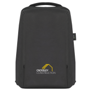 Logo Branded RPET Anti-Theft Backpack with a full-colour design from Total Merchandise