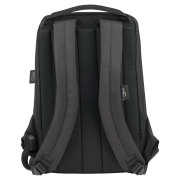 The back of our RPET Anti-Theft Backpack with a full colour design from Total Merchandise