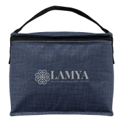 Promotional Rpet Cooler Lunch Bags in Navy Blue printed with your logo from Total Merchandise