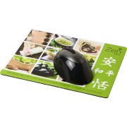 Logo branded rectangular mouse mat with a printed design in full colour from Total Merchandise
