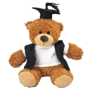 Promotional Printed 17cm Anne Teddy Bear with Cap and Gown from Total Merchandise
