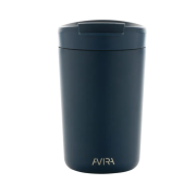 Promotional 300ml Recycled Stainless Steel Tumblers from Total Merchandise - Navy - side view