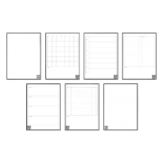 Images to show the different page templates that come inside this book