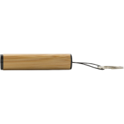 Personalisable Bamboo Mini Torch in Brown branded with your company logo from Total Merchandise