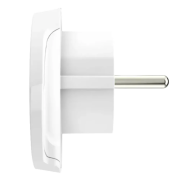 Custom branded World to Europe 3-Pole Adaptor with a design from Total Merchandise