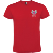 Roly Atomic Unisex Colour T-Shirt in Red