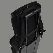 Lifestyle image of the Commuter Three Peaks RPET Backpacks from Total Merchandise