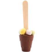 Promotional printed Easter Milk Hot Chocolate Spoon with a design from Total Merchandise