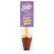 Custom-printed Easter Milk Hot Chocolate Spoon with a design from Total Merchandise
