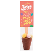Logo branded Easter Milk Hot Chocolate Spoon with a design from Total Merchandise