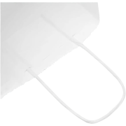 Personalisable Small White Kraft Paper Bag with Twisted Handles from Total Merchandise