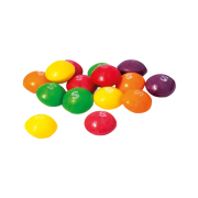 An image of the Skittles that come inside of the pouch