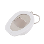 The underside of the Hard Hat Bottle Opener Keyring from Total Merchandise
