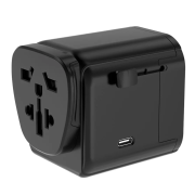 Voyager 5 Port Travel Adaptor with USB-C