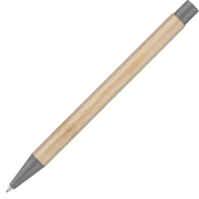 Logo branded Par Bamboo Ballpen form Total Merchandise - Bamboo/Gunmetal