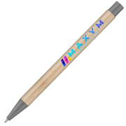 Branded Par Bamboo Ballpen with a full colour design from Total Merchandise