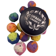 Branded Rainball Seed Tins with a design from Total Merchandise