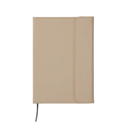 Personalisable Baltimore Magnetic Closure Notebook in Greige printed with your company logo