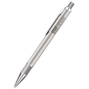 Branded Metis Ballpen in Stainless Steel with a design from Total Merchandise