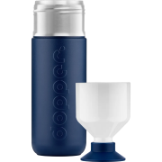 Logo Branded 1L Coloured Stainless Steel Insulated Bottle in Breaker Blue from Total Merchandise