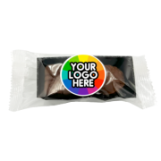 Customisable Pack of 2 Chocolate Truffles printed with your logo from Total Merchandise