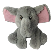 Custom Branded 5" Elephant Soft Toy in Grey Ready for Printing with Your Logo by Total Merchandise