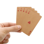 Promotional Kraft Paper Playing Cards printed with your logo from Total Merchandise