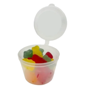 Custom Branded 50g Tub of Vegan Gummy Bears printed with your logo from Total Merchandise