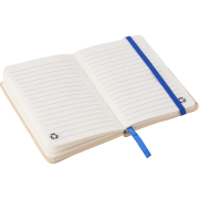 Open A6 Kraft Notebook with a design from Total Merchandise