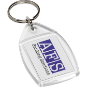 Promotional P5 Keyring Printed with Your Design to the Insert from Total Merchandise