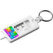 Personalisable Eco Tyre Gauge printed with your company logo from Total Merchandise