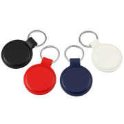 Group image of all of the available Porto Recycled PET Keyrings together from Total Merchandise