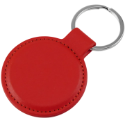 Promotional Porto Recycled PET Keyrings with a design from Total Merchandise - Red
