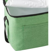Personalisable Polyester and Rpet cooler bag in Green printed with your logo from Total Merchandise