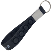 Custom branded Silicone Loop Popper Keyring with a design from Total Merchandise