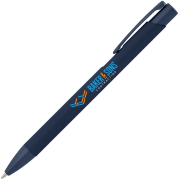 Custom Branded Crosby Softy Monochrome Pen in Navy Blue Printed with your company logo
