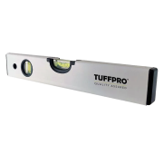 Aluminium Spirit Level in White