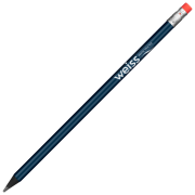 Logo printed Supersaver GRS Recycled Pencil in Blue from Total Merchandise