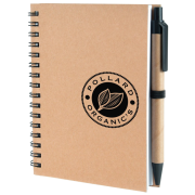 A6 Verno Notebook printed with your company logo, that comes inside the Go Green Gift Pack