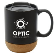 Cork Mug printed with your company logo, that comes inside the Go Green Gift Pack