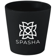 Logo Branded 190ml Matte Ceramic Cup in Black from Total Merchandise