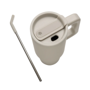Printed Embrace 900ml RCS Recycled Stainless Steel Tumbler in Beige from Total Merchandise