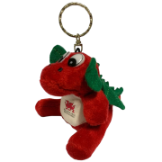Logo Branded Dragon Soft Toy Keyring with a design from Total Merchandise