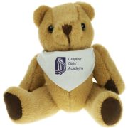 20cm Honey Bandana Bears in Brown