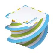 Custom Branded Baby Spiral Smart Block with a design from Total Merchandise