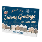 Logo printed Mini Milk Chocolate Advent Calendar with a design from Total Merchandise