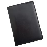 Customisable Soft Touch Passport Wallet in Black branded with your logo from Total Merchandise