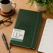 Lifestyle image of the Moleskine Large Hard Cover 12 Month Weekly Planner by Total Merchandise